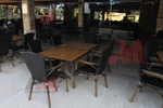 Модерни маси и столове ратан за ресторант