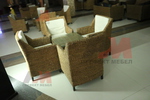 Мека мебел от естествен ратан с високо качество и дълъг срок на използване